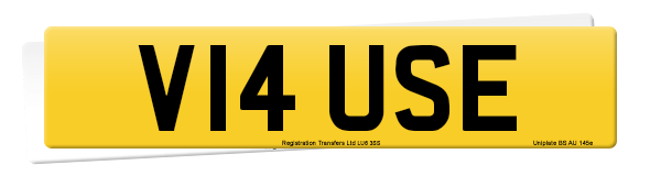 Registration number V14 USE